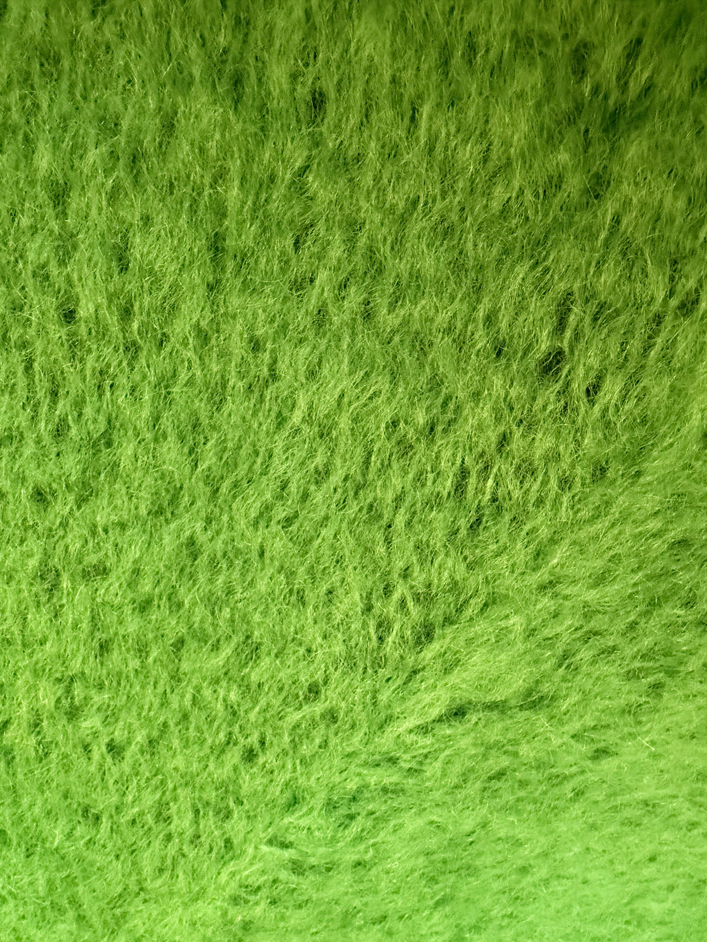 Flauschiger Strickpullover Grasgrün – Bild 4