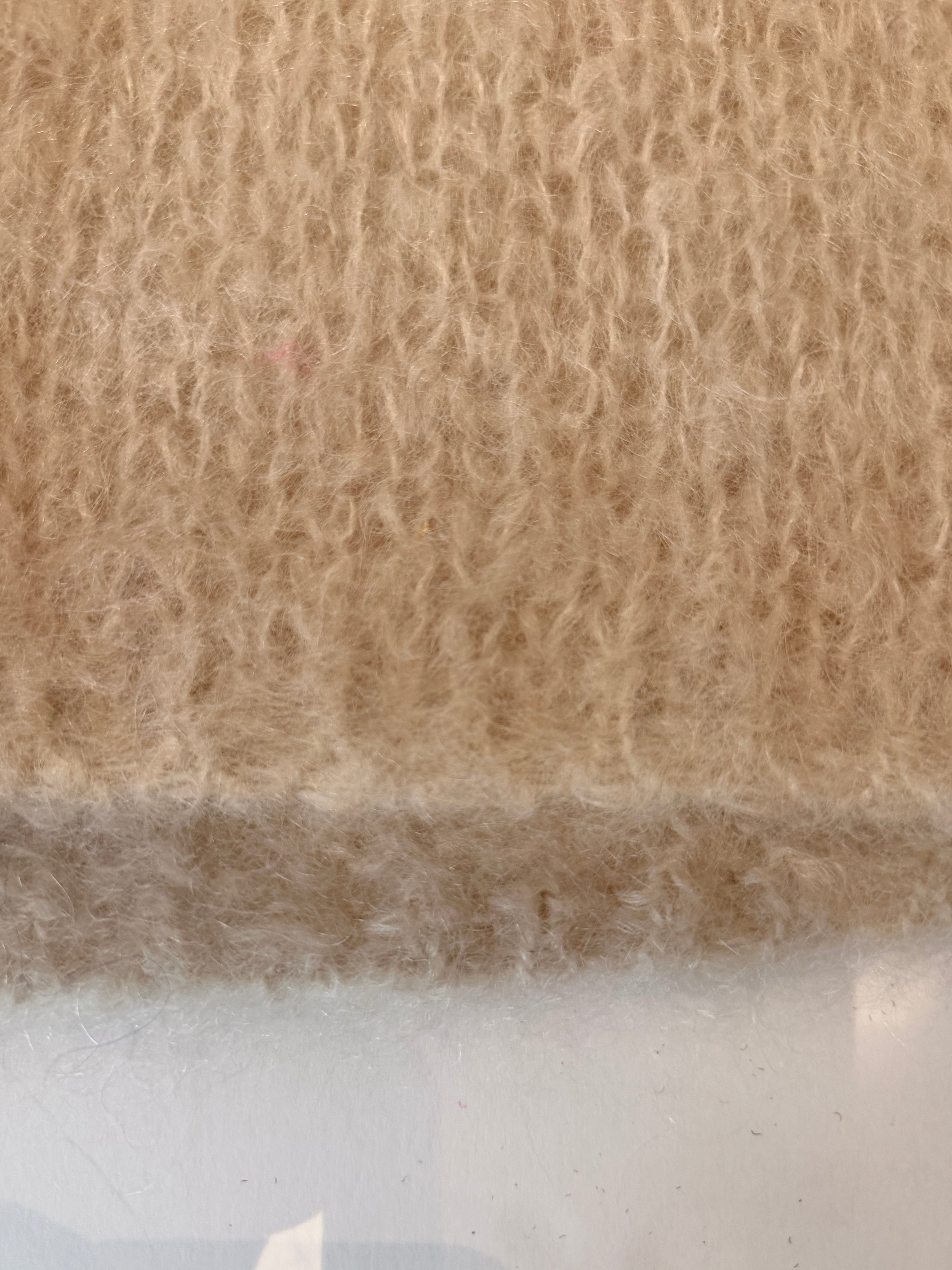 Kid-Mohair-Pullover Beige – Bild 4