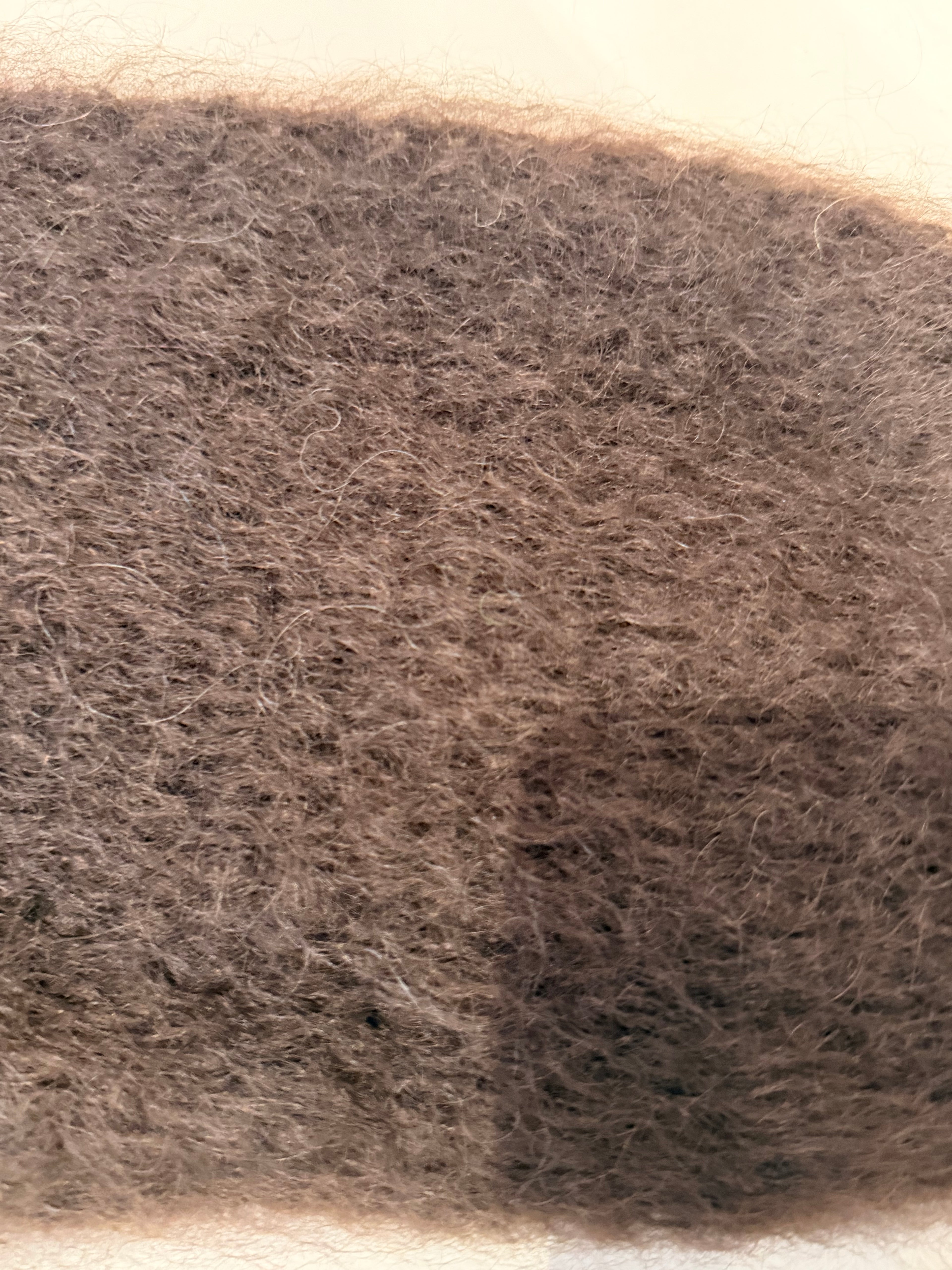 Flauschiger Strickpullover Chocolate – Bild 2