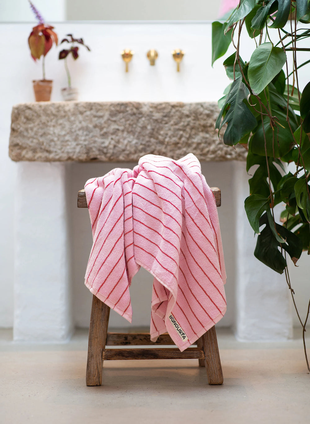 Frotté BADE-/ SAUNA HANDTUCH DELUXE ♡ Rosa/ Pink 100x150 cm