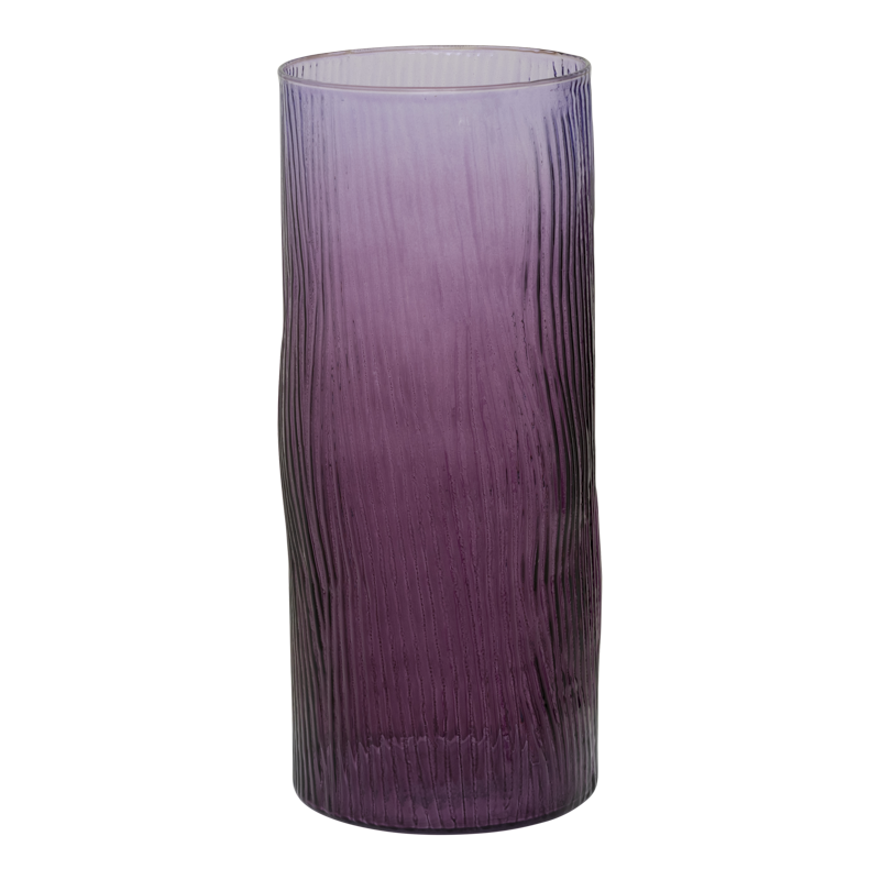 Vase Noëlle – Recycled Glass, Violett
