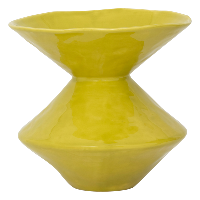 Vase Aurélie – Keramik, Gelb