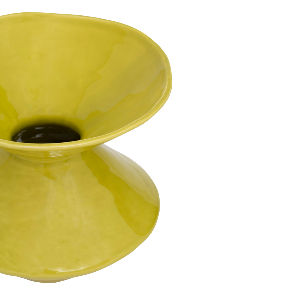 Vase Aurélie – Keramik, Gelb