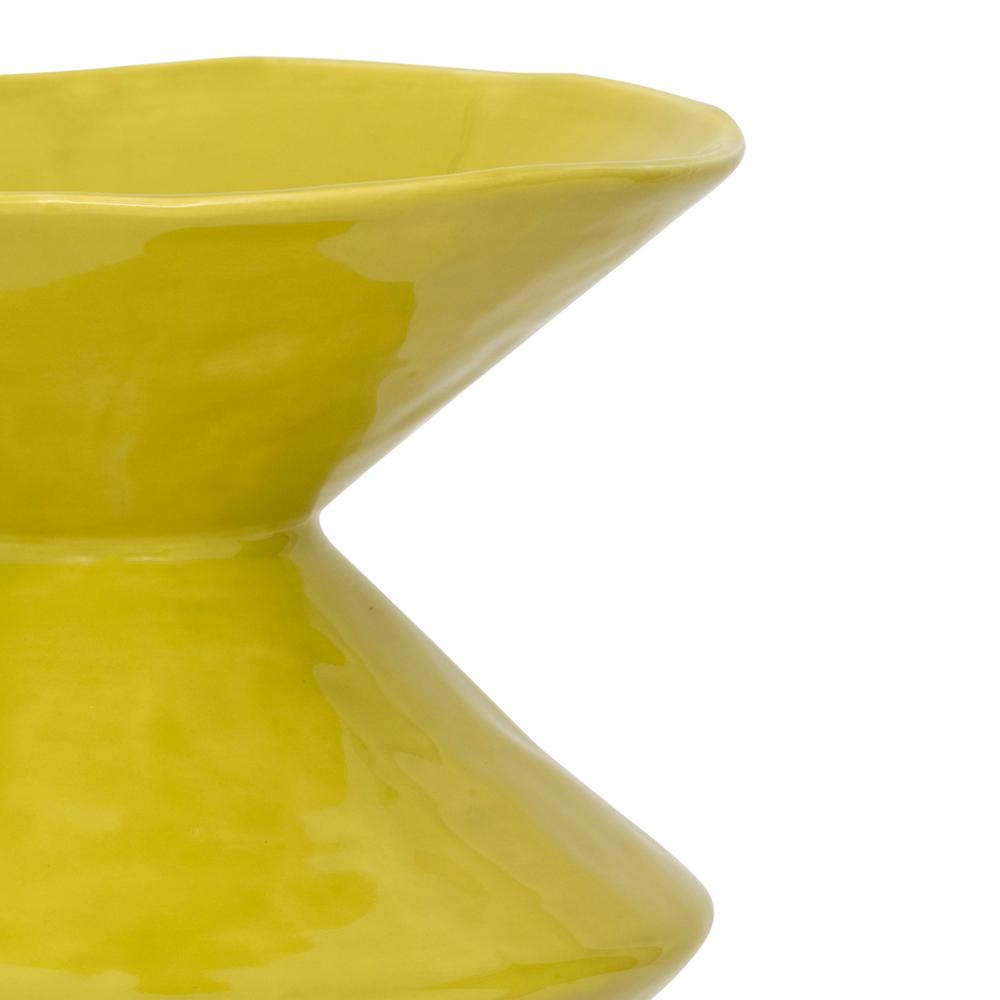 Vase Aurélie – Keramik, Gelb