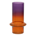 Mini-Vase Clémentine – Recycled Glass, Orange-Violett