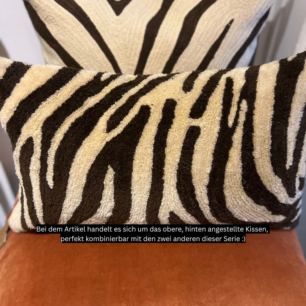 Wendekissen „Zebra Embroidery“