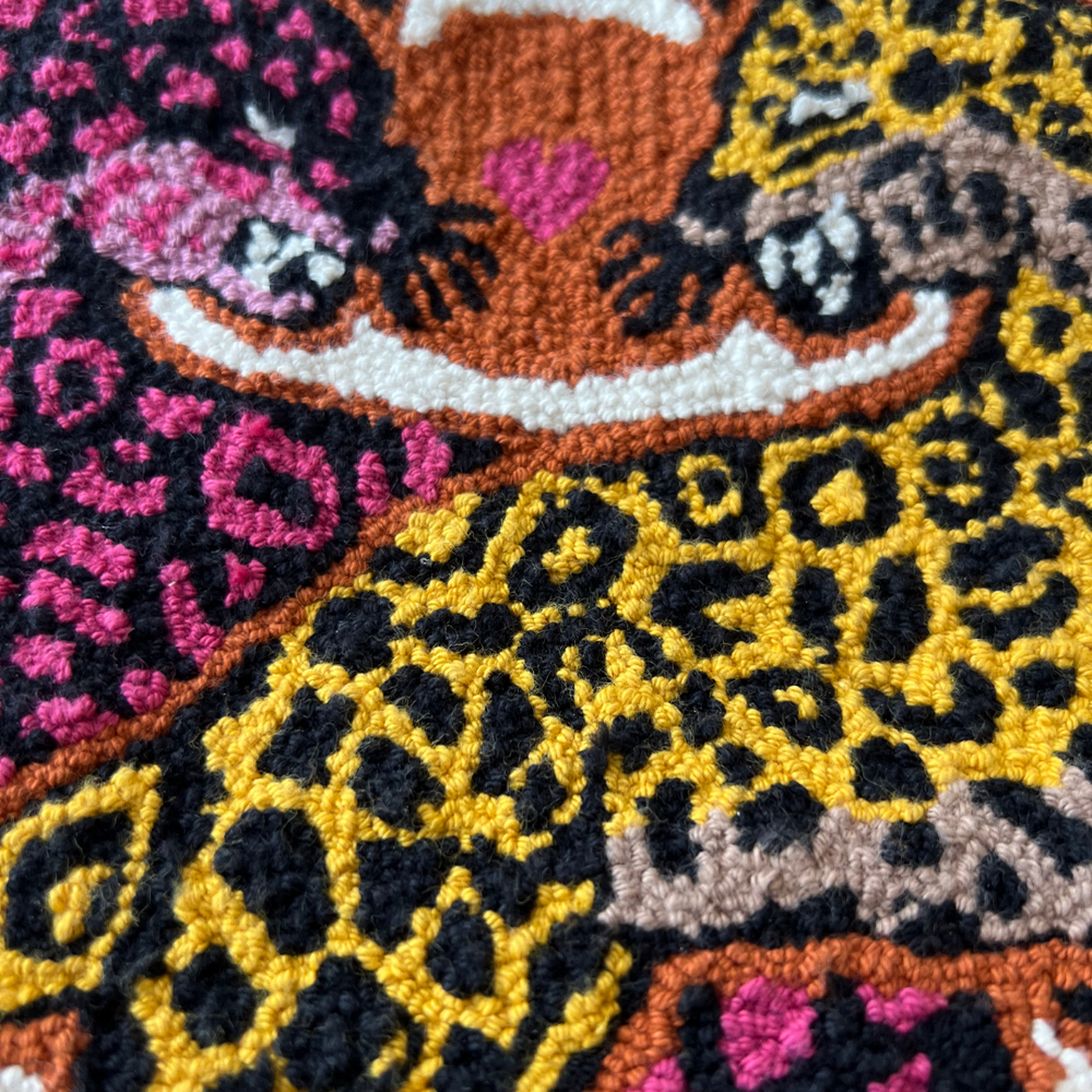 Clutch/ Handtasche "JAGUAR SUNSET" - MAMA TIERRA ♡