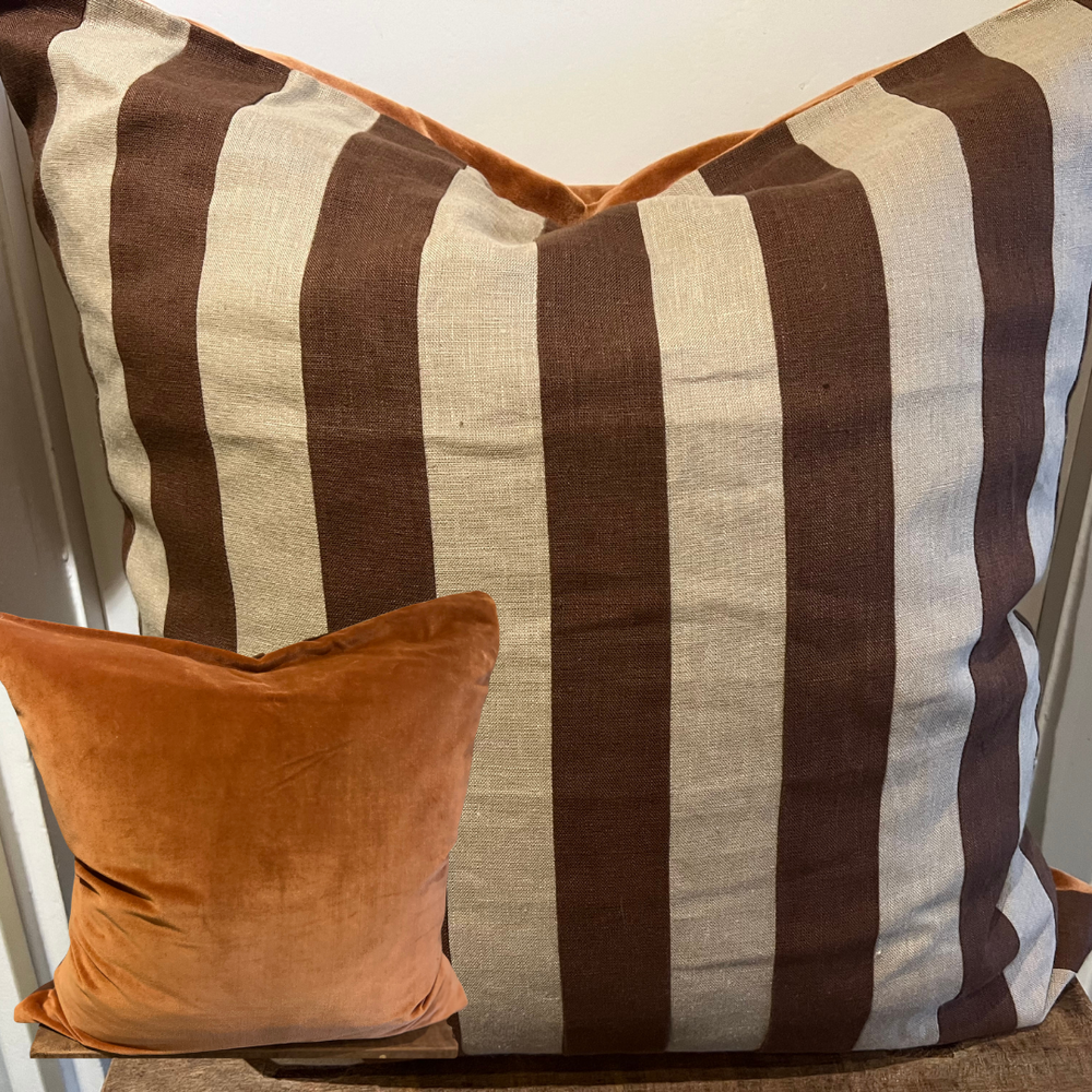 Wendekissen „Marone & Stripes“
