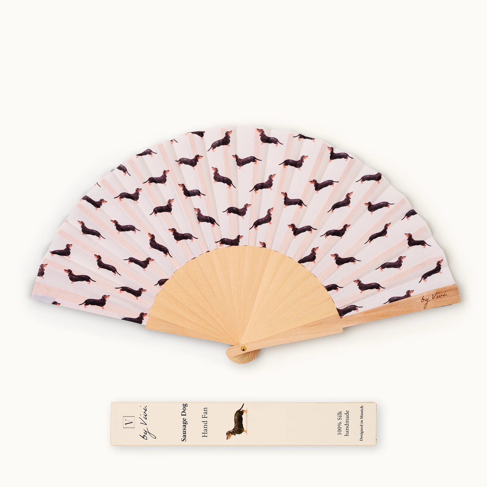 Fächer "Pink Leo"