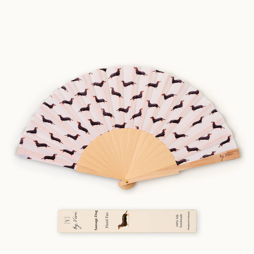 Fächer "Pink Leo"