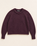 Alpaka-Mix-Pullover Bordeaux – Bild 1