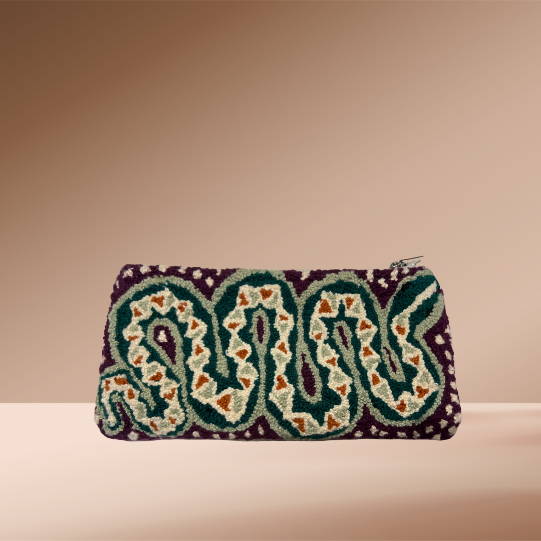 Clutch S "SNAKE" - MAMA TIERRA ♡ mit oder ohne Riemen PURPLE