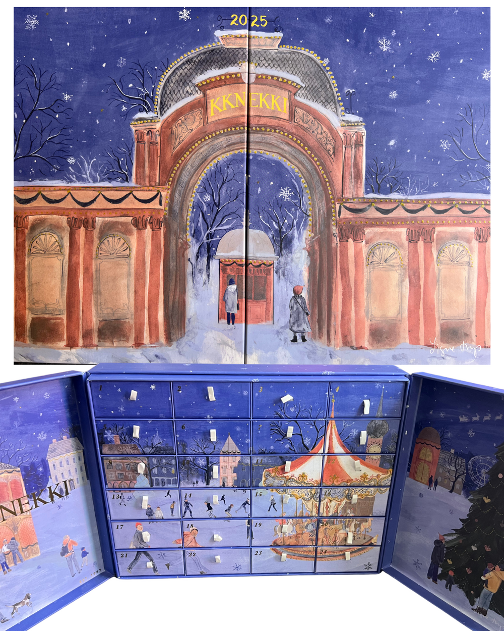 KKNEKKI Adventskalender 2025 – limitierte Edition mit 40 exklusiven Haargummis