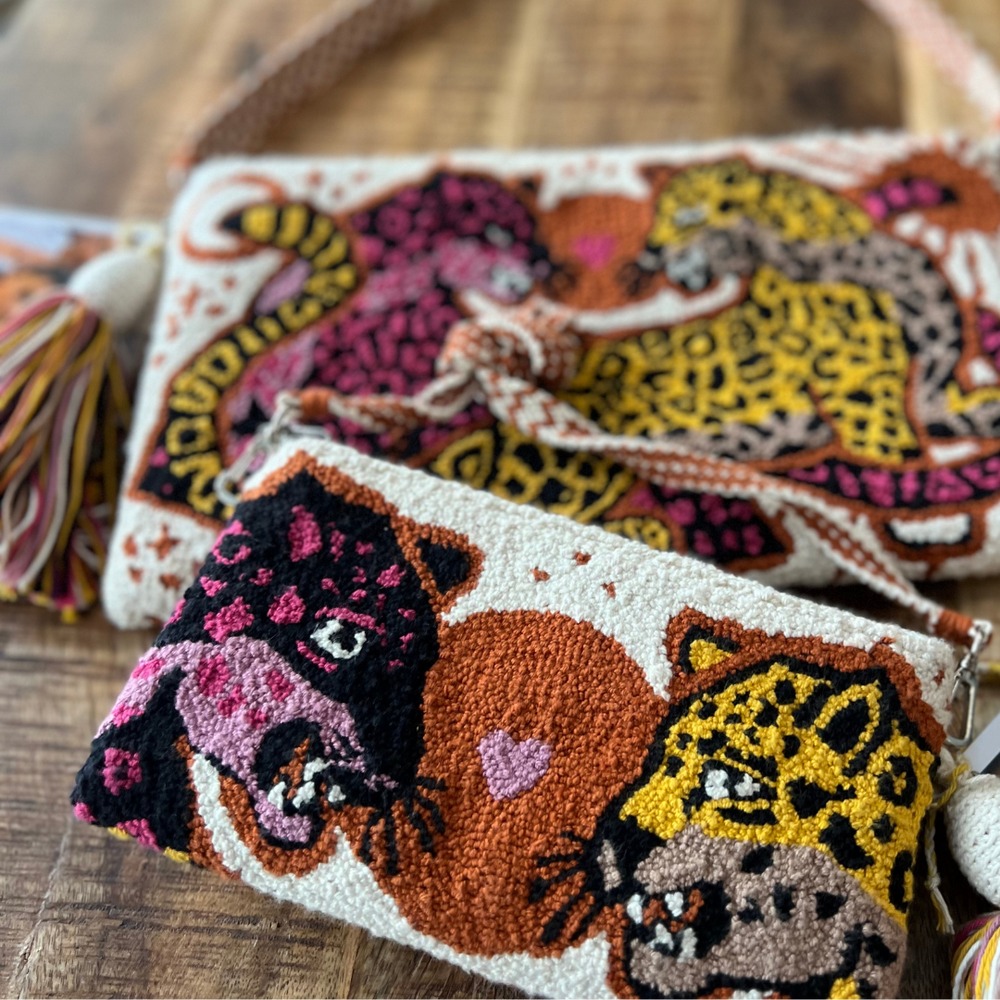 Clutch/ Handtasche "JAGUAR SUNSET" - MAMA TIERRA ♡