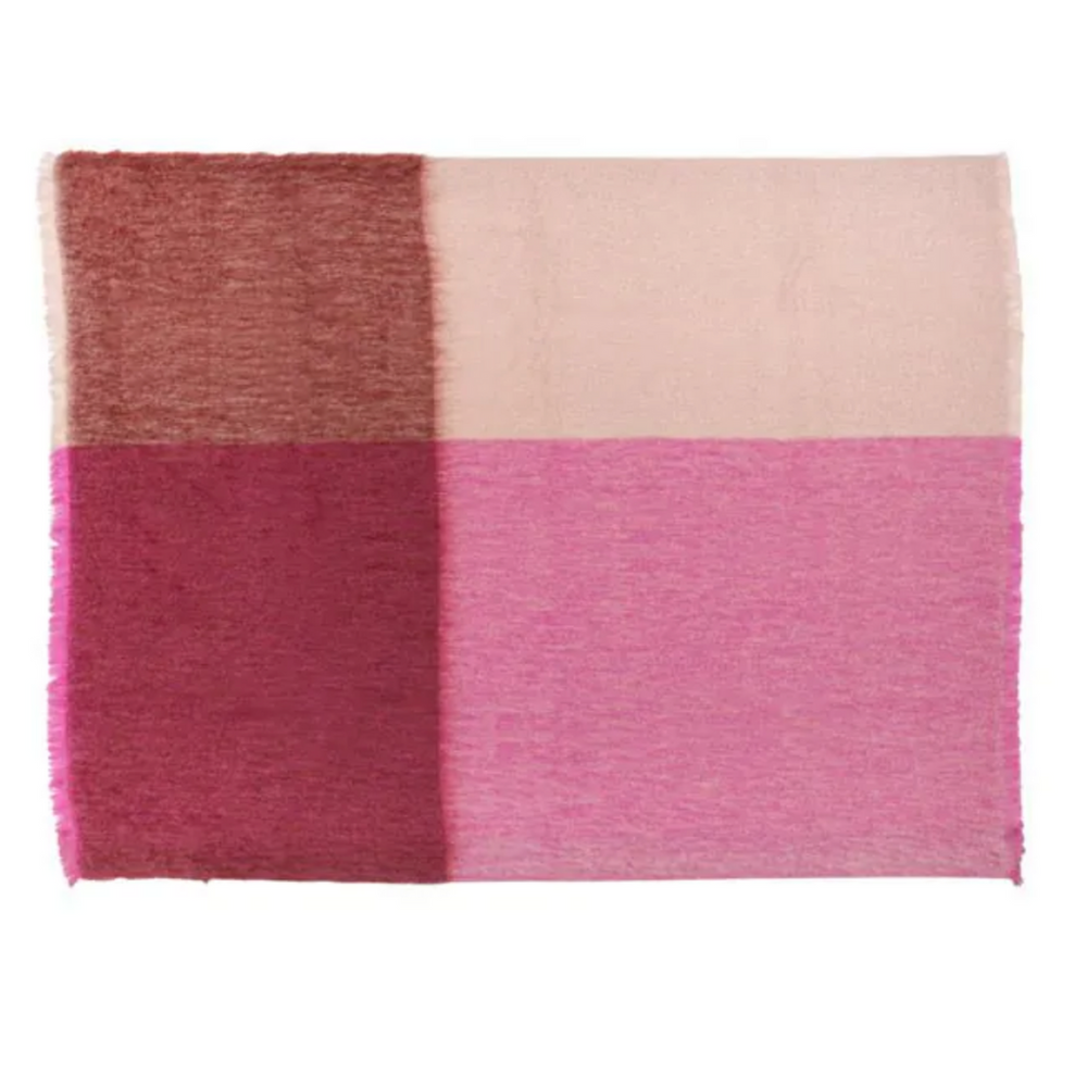 MOHAIR Decke BERRY - ein Traum - 100% made in France