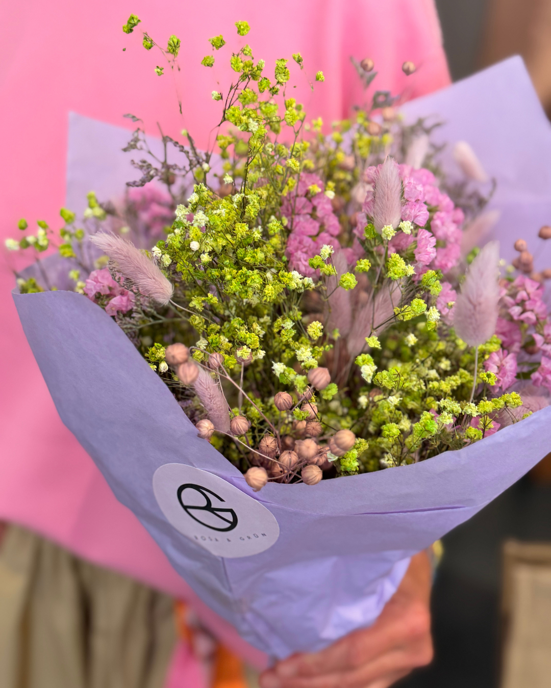 Zarter Trockenblumenstrauß in Pastell – Forever Flowers mit sommerlicher Leichtigkeit