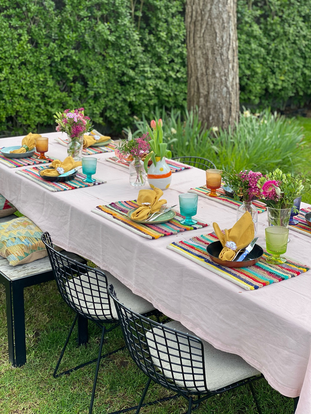 Platzset Jardin Secret – gesteppt & doppelseitig