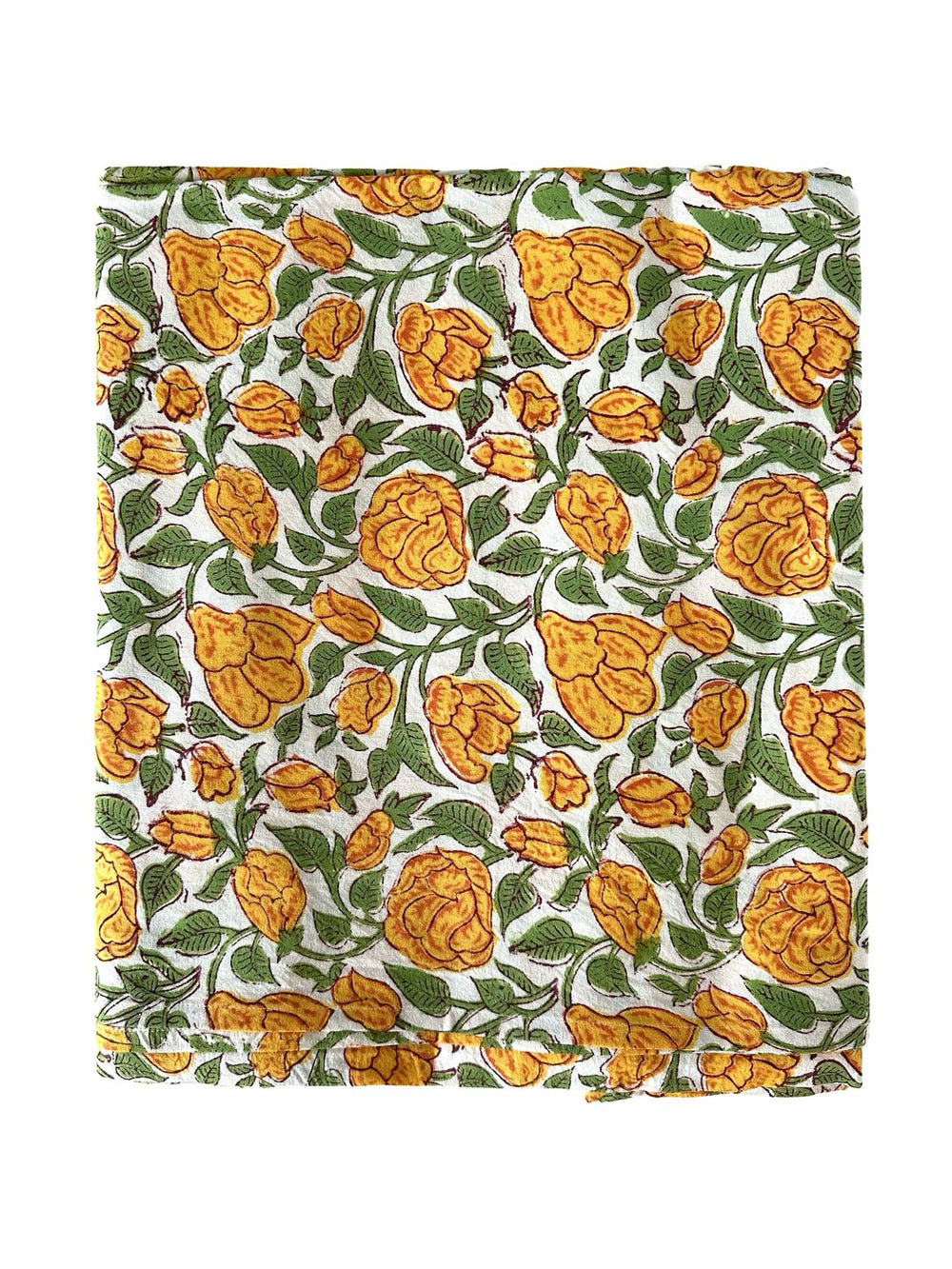 Tischdecke Jardin Secret – handbedruckte Baumwolle