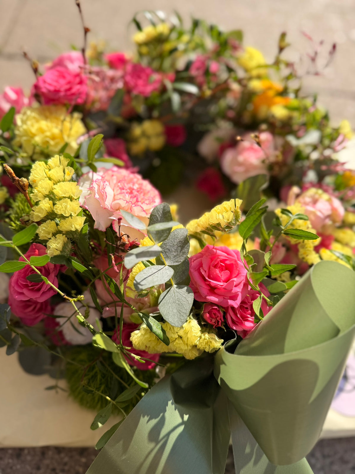 Persönliche Trauerfloristik von Rosa & Grün