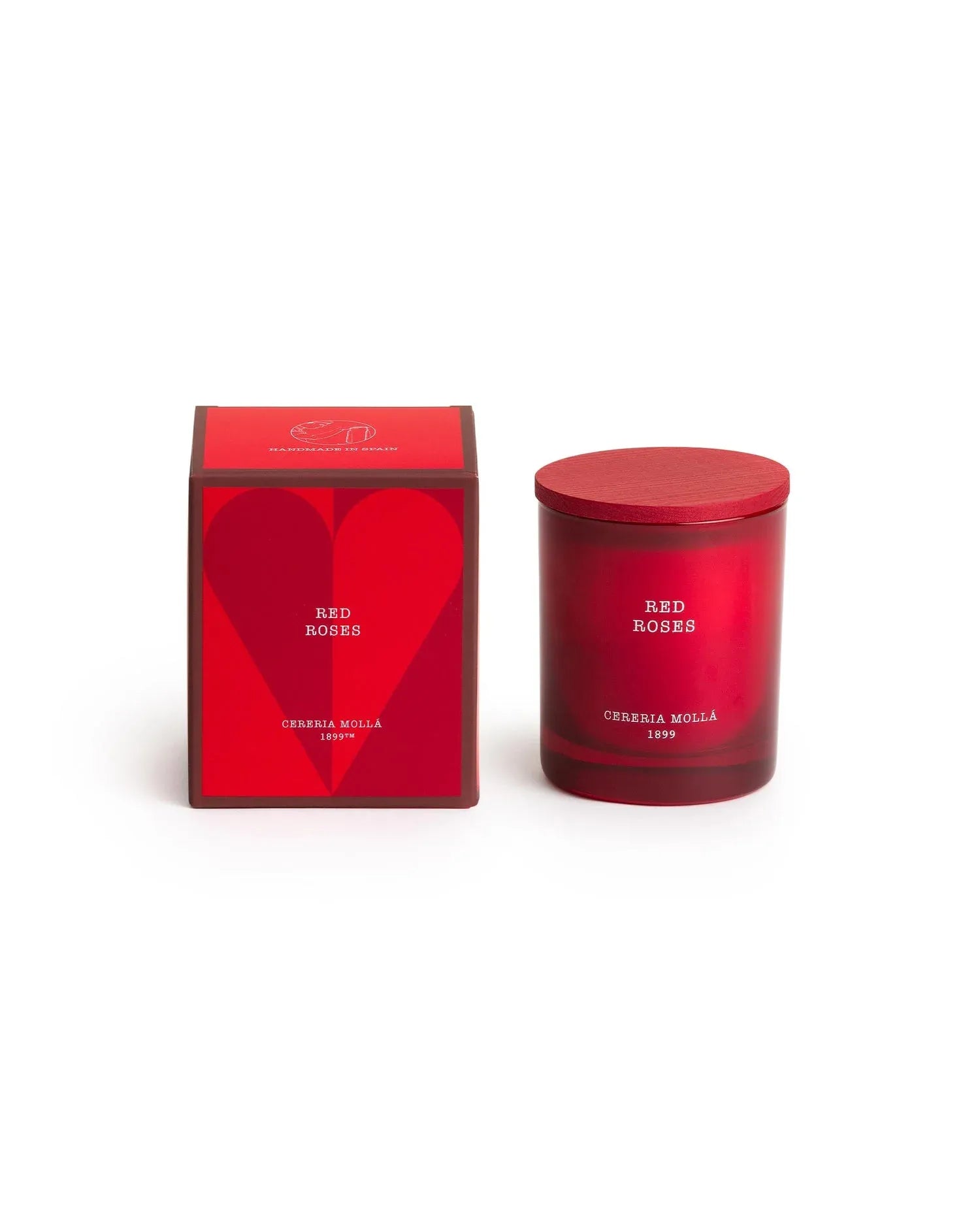 PREMIUM Duftkerze - „Rouge“ · Red Roses · Limited Edition- made in Spain ♡