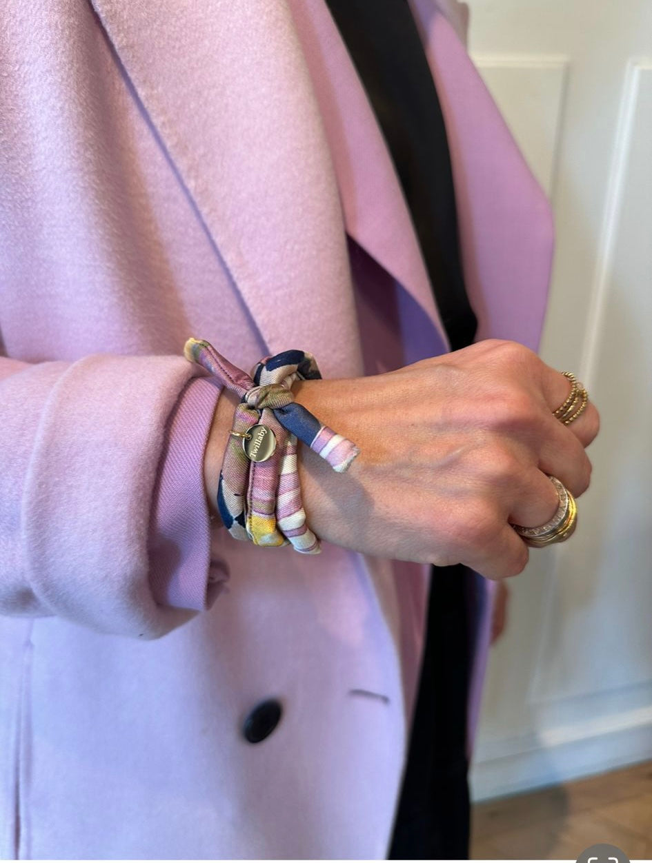 SEIDENARMBAND Glamorous Gwen - jedes Stück ein Unikat - handmade in Germany