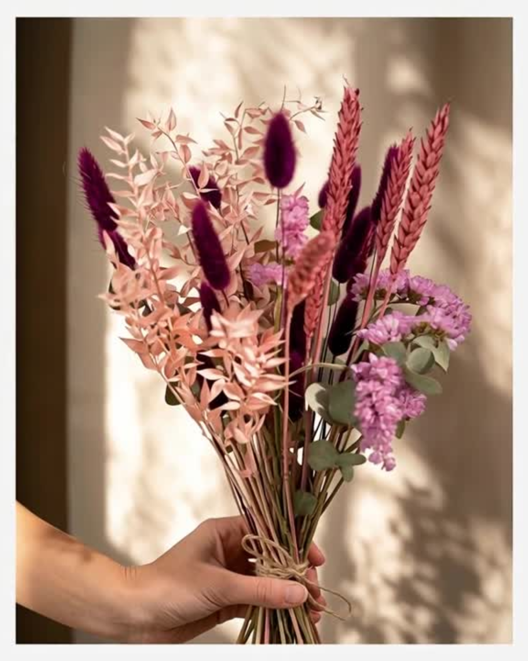 Trockenblumenstrauß – moderne Forever Flowers