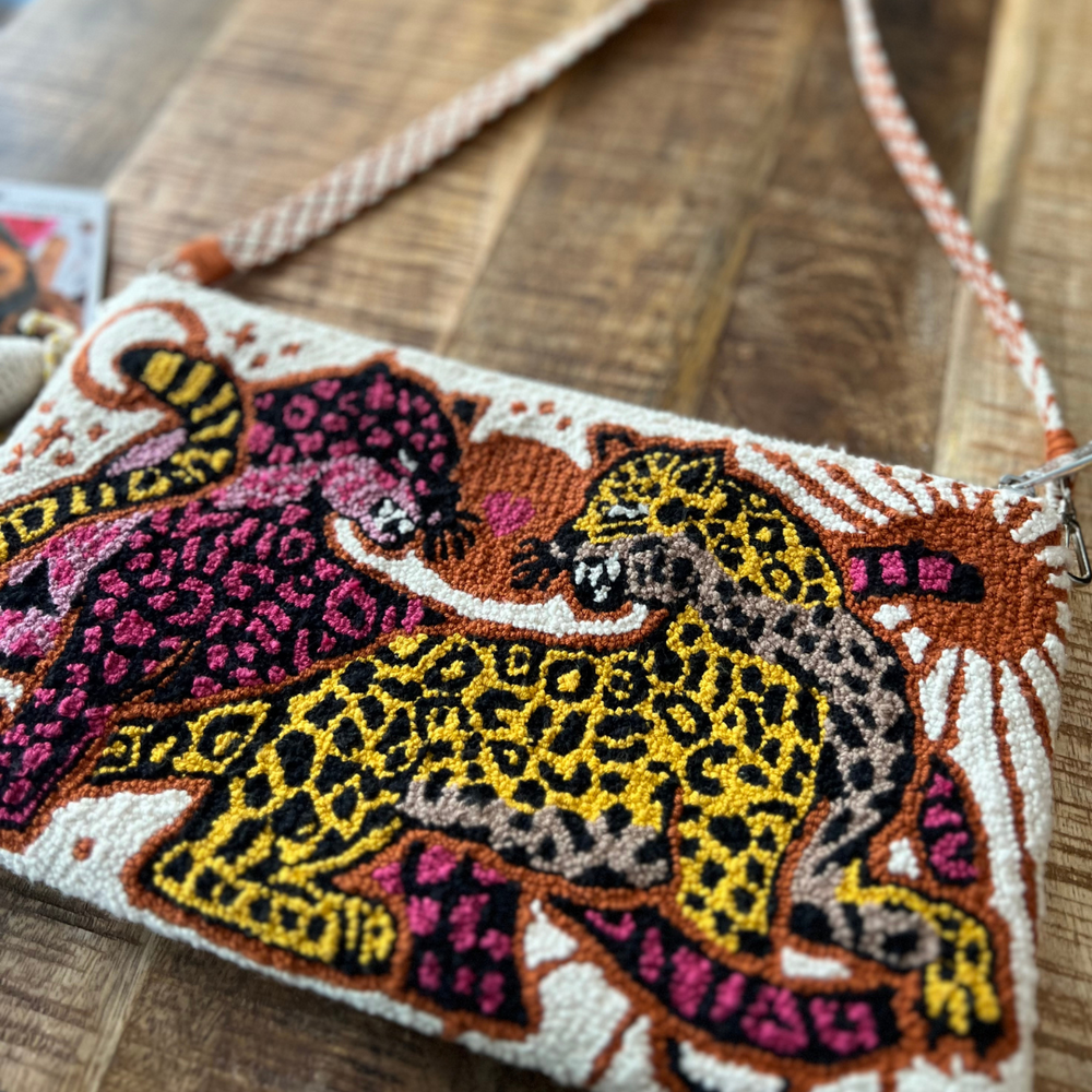 Clutch/ Handtasche "JAGUAR SUNSET" - MAMA TIERRA ♡