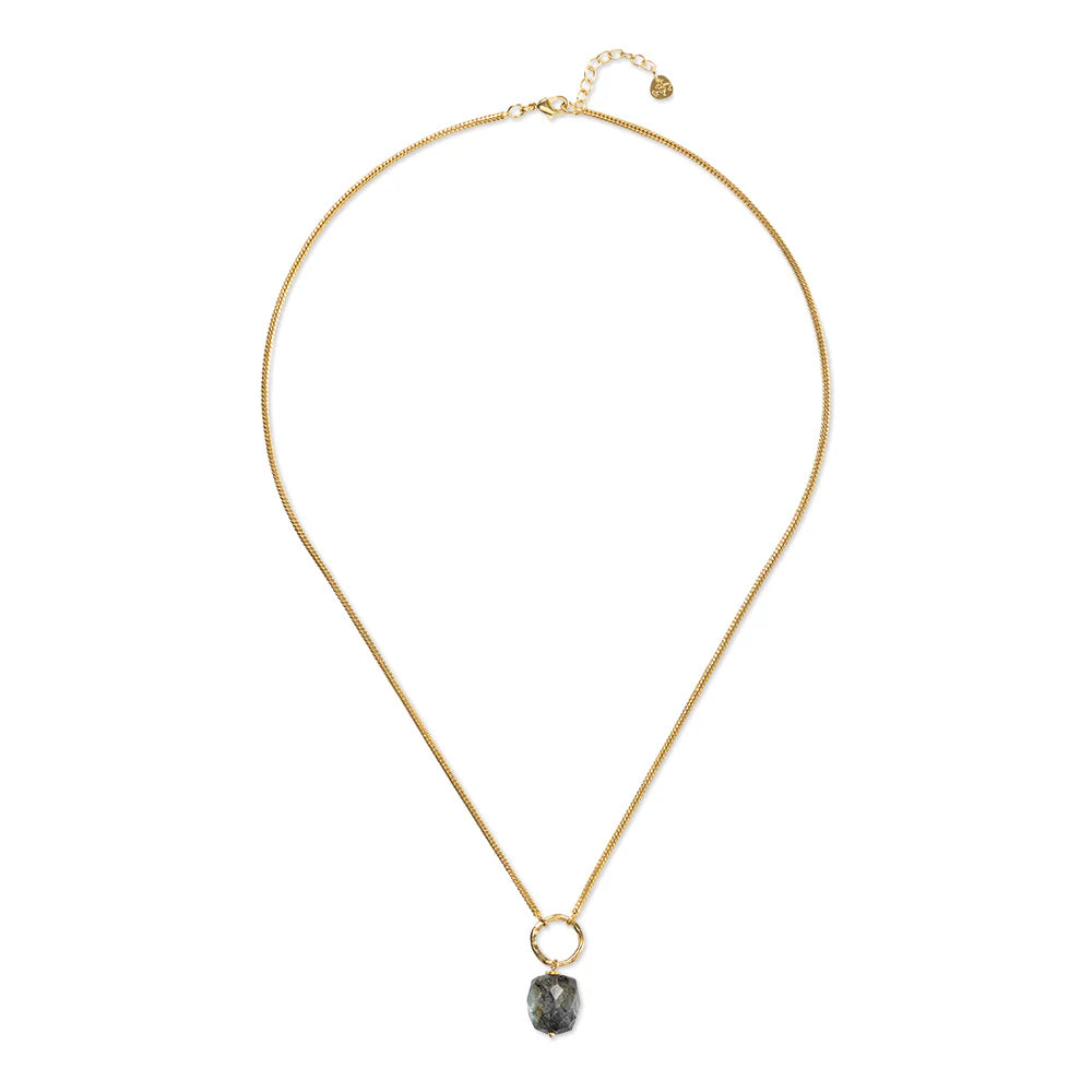 Halskette „Awareness“ – Intuition trifft Eleganz *Labradorit