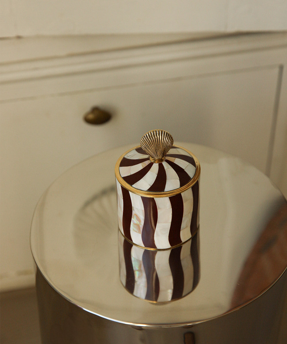 Boîte à bijoux “Abby Coquillage” – Schmuckdose Groß (14 × 9 × 9 cm)