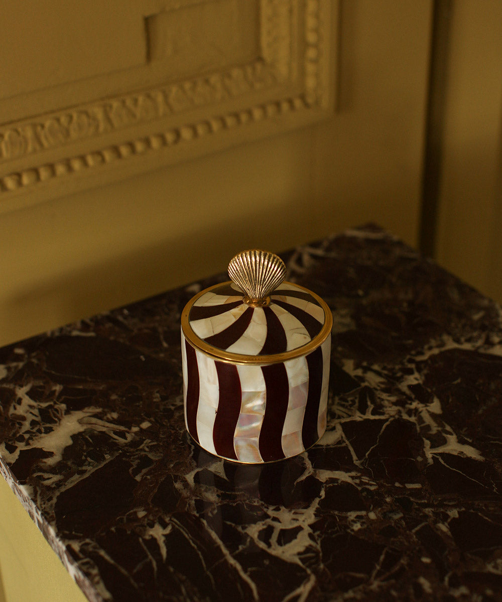 Boîte à bijoux “Abby Coquillage” – Schmuckdose Groß (14 × 9 × 9 cm)