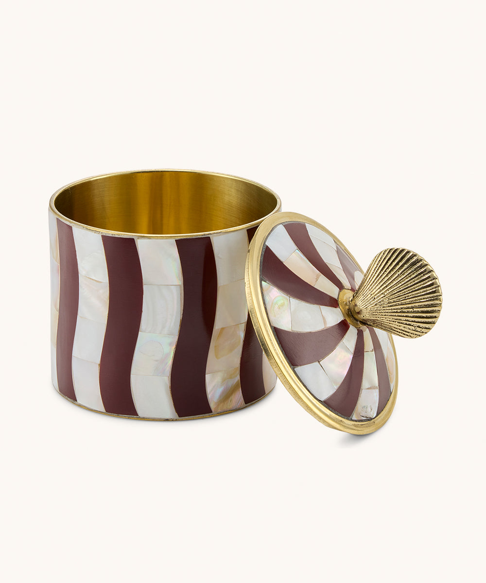 Boîte à bijoux “Abby Coquillage” – Schmuckdose Groß (14 × 9 × 9 cm)