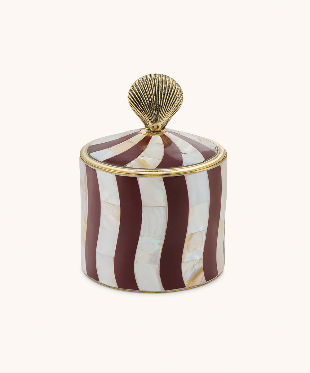 Boîte à bijoux “Abby Coquillage” – Schmuckdose Groß (14 × 9 × 9 cm)