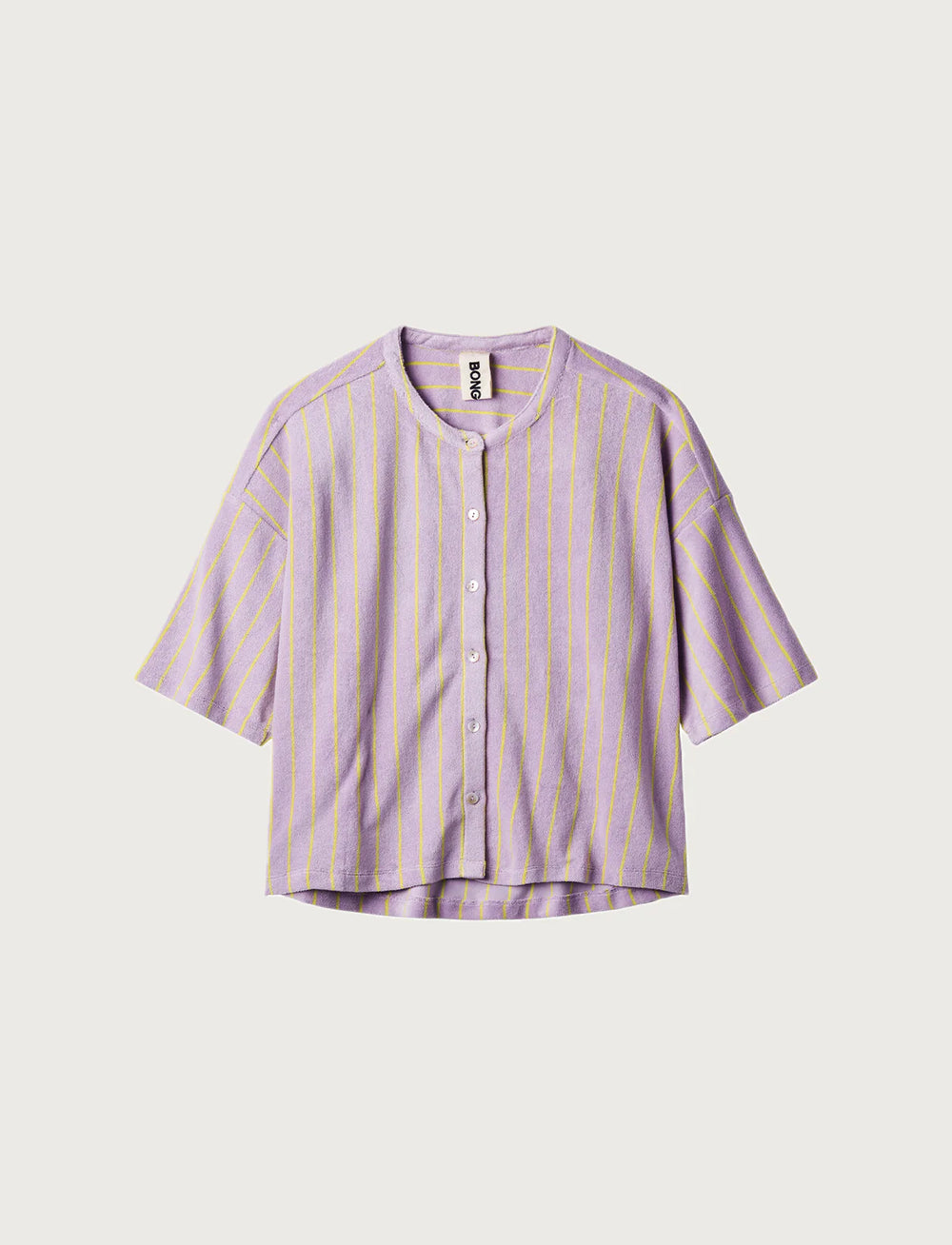 Frotté OVERSIZED SHIRT ♡ Flieder/ Gelb