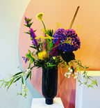 Individuelles Blumenarrangement von Rosa & Grün