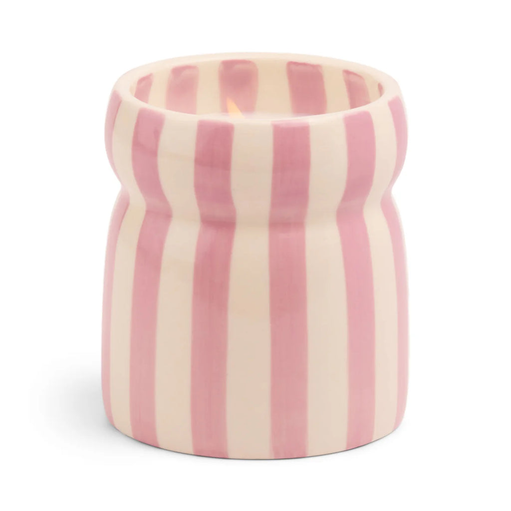 „Grecian Sand“ Duftkerze in handbemalter Keramik – Cabana Lavender  – LOVE IT ♡ –