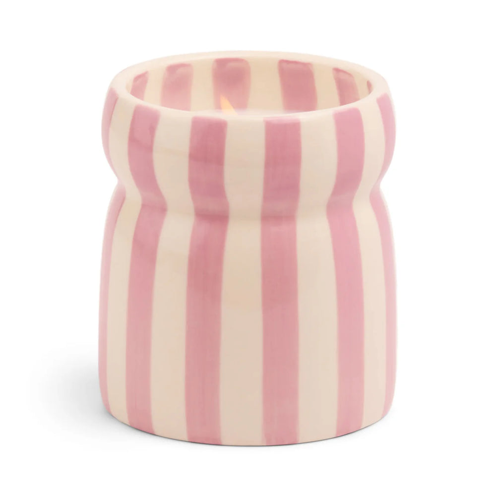 „Grecian Sand“ Duftkerze in handbemalter Keramik – Cabana Lavender  – LOVE IT ♡ –