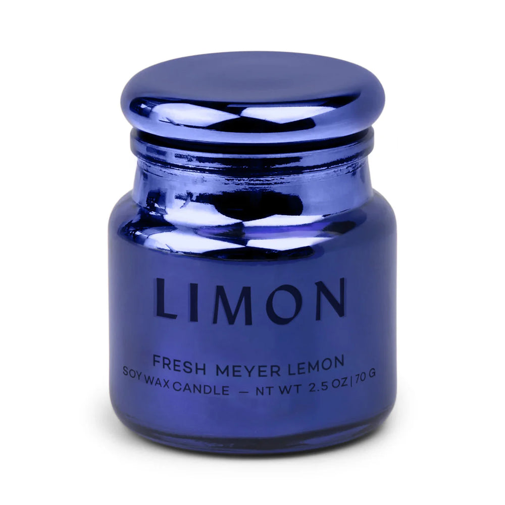Meyer Lemon“ Duftkerze im schimmernden Glas – Chroma Mini  – LOVE IT ♡ –