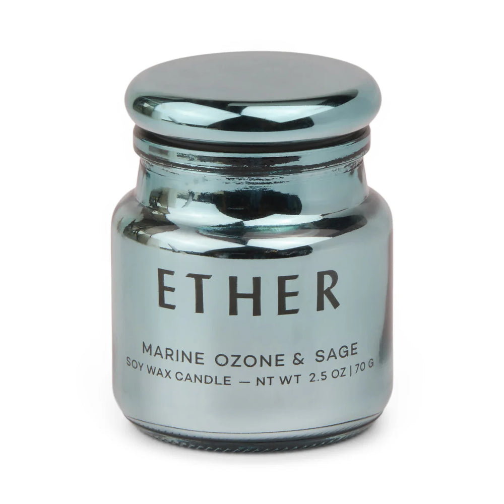 „Sea Salt & Sage“ Duftkerze im schimmernden Glas – Chroma Mini  – LOVE IT ♡ –