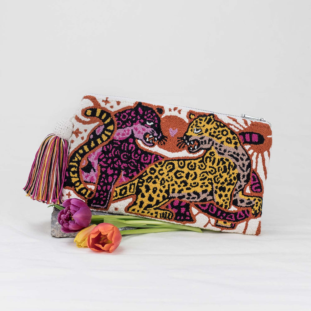 Clutch/ Handtasche "JAGUAR SUNSET" - MAMA TIERRA ♡