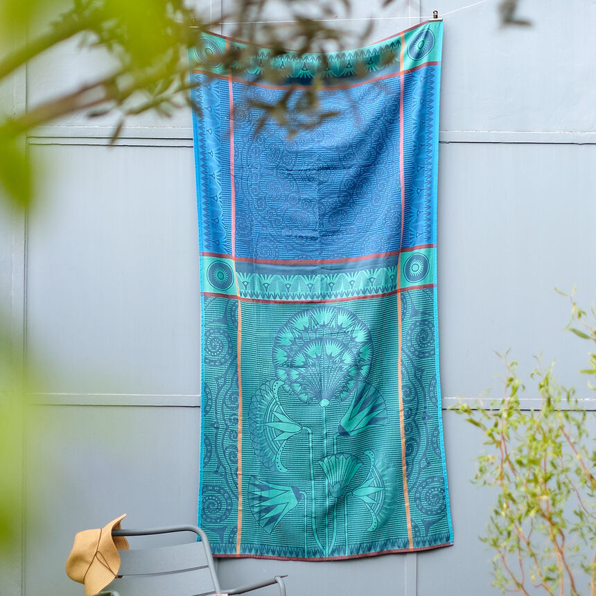 Jacquard Français Strandtuch „Saphir“