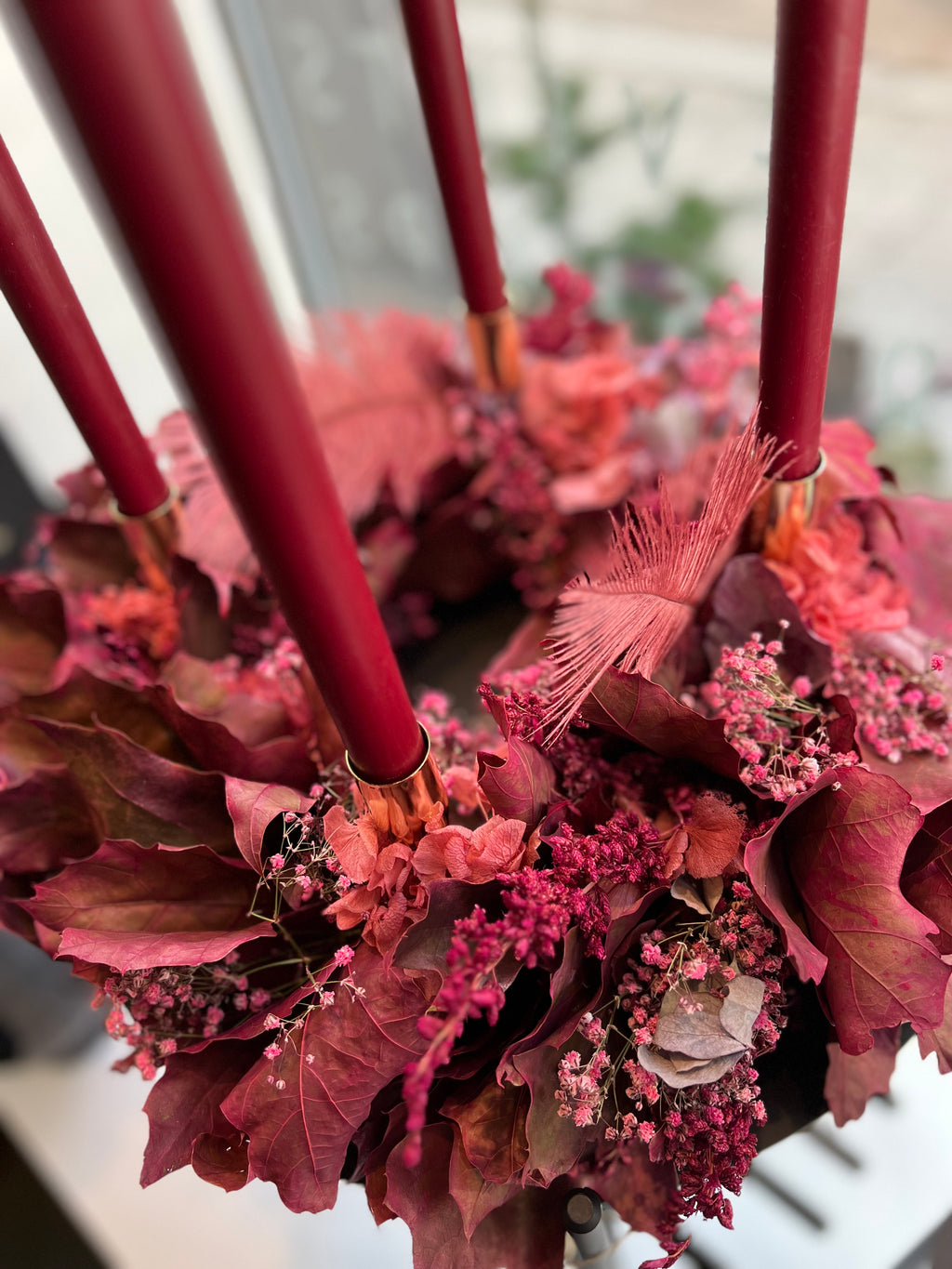 ADVENTSKRANZ aus Trockenblumen - DIY WORKSHOP