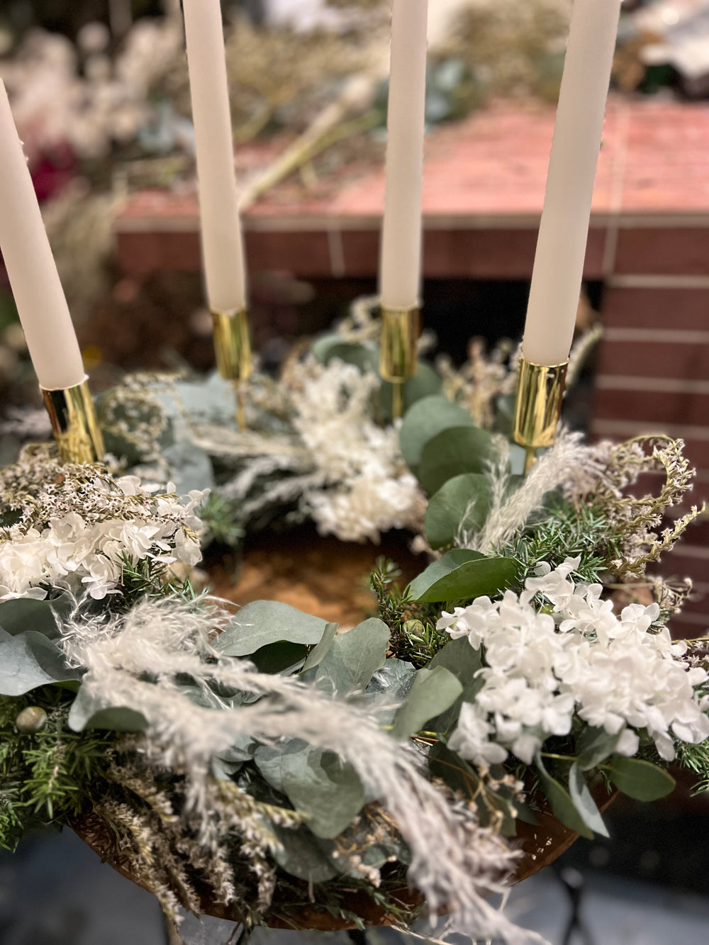 Trockenblumen ADVENTSKRANZ - DIY WORKSHOP