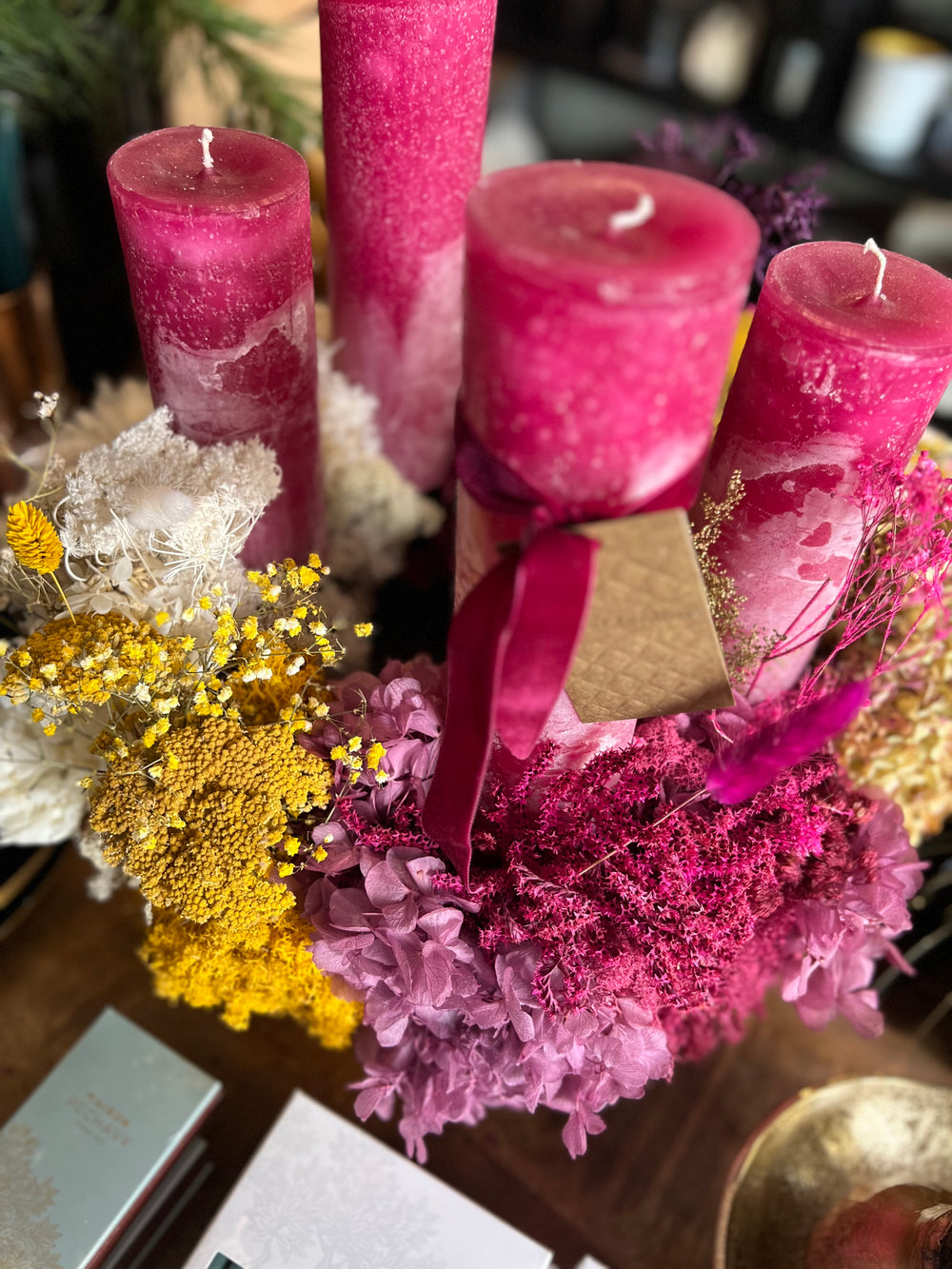 ADVENTSKRANZ aus Trockenblumen - DIY WORKSHOP