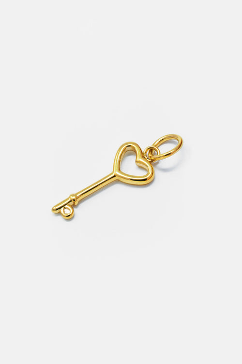 Charm LOVE KEY – Gold von Little Jewellery Stories – Produktansicht