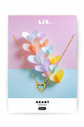 Halskette HEART – Gold von Little Jewellery Stories – Produktansicht