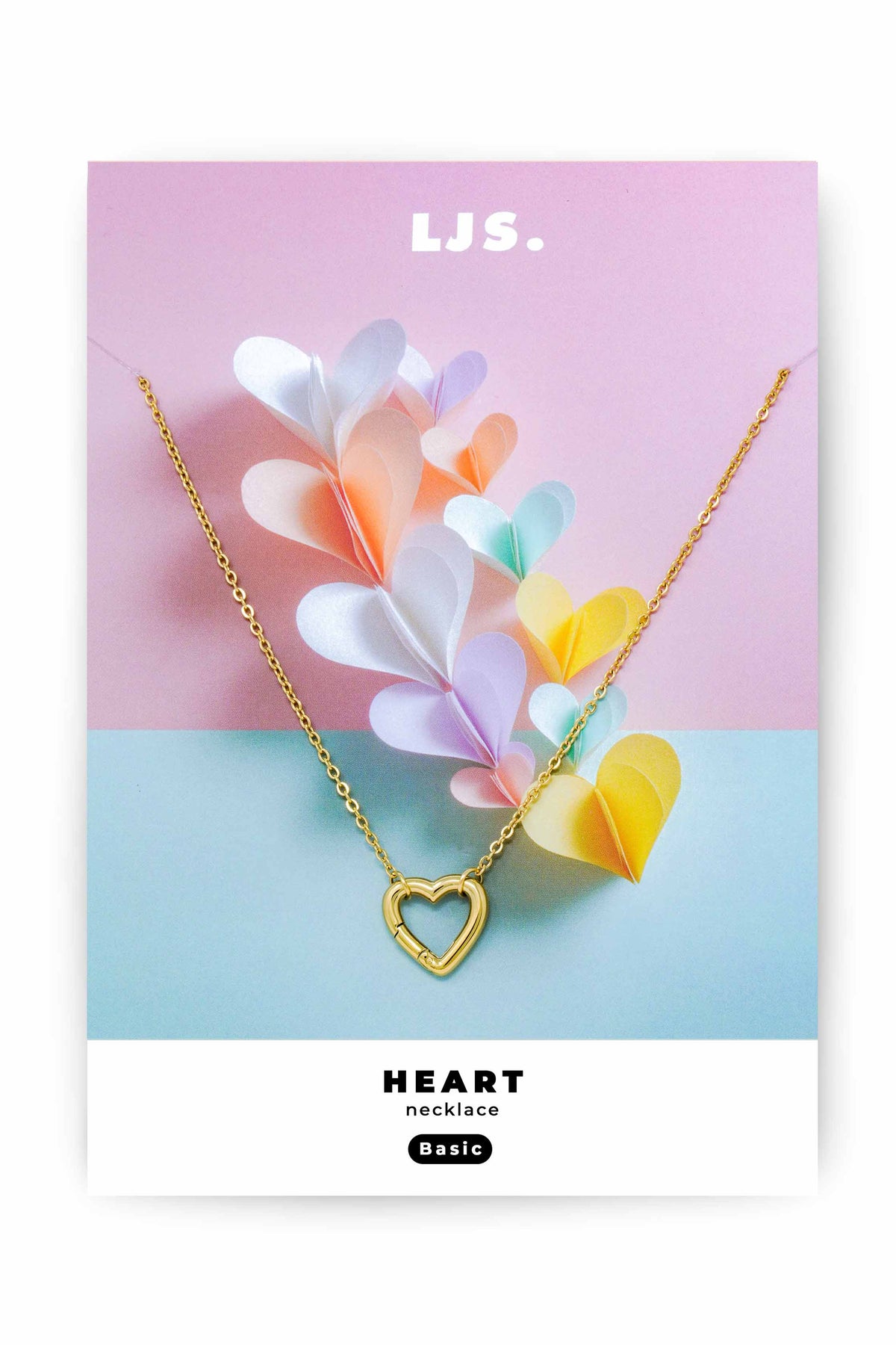 Halskette HEART – Gold von Little Jewellery Stories – Produktansicht
