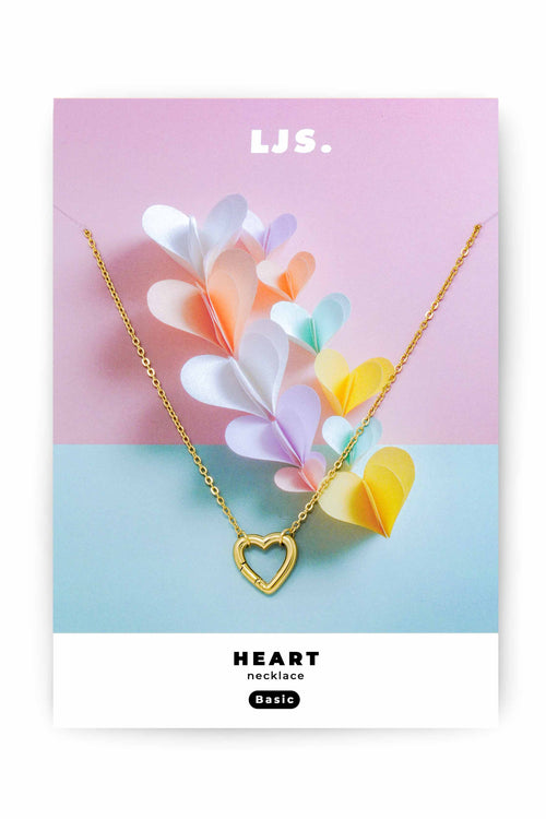 Halskette HEART – Gold von Little Jewellery Stories – Produktansicht