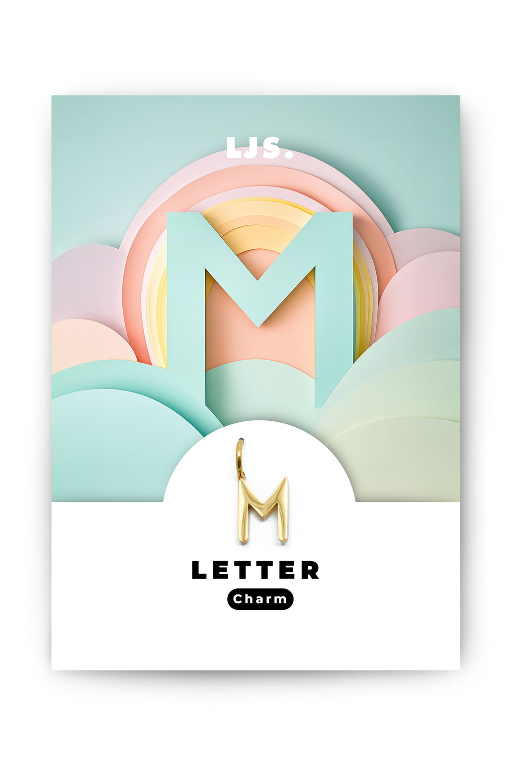 Monogramm CHARM - M - Gold