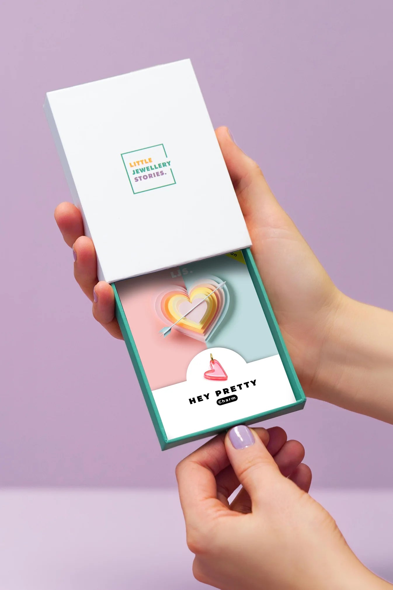 CHARM - HEY PRETTY - Gold NEON