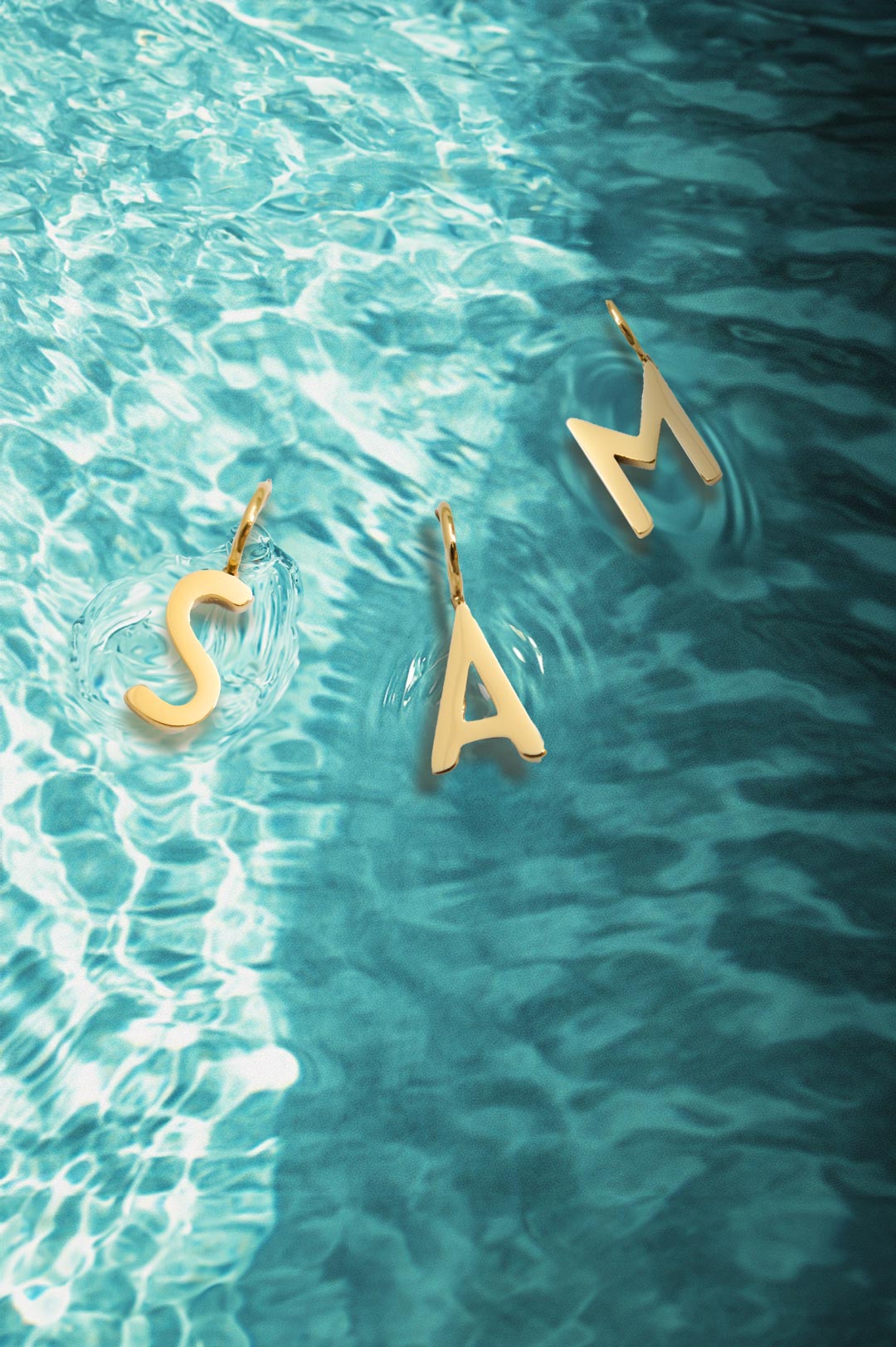 Monogramm CHARM - J - Gold